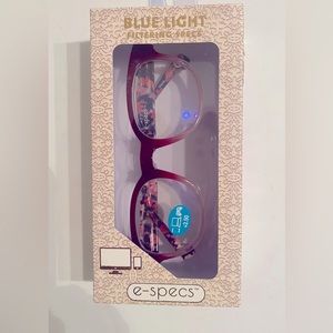 COPY - COPY - E Specs Blue Light Readers in Demi Pink +2.50